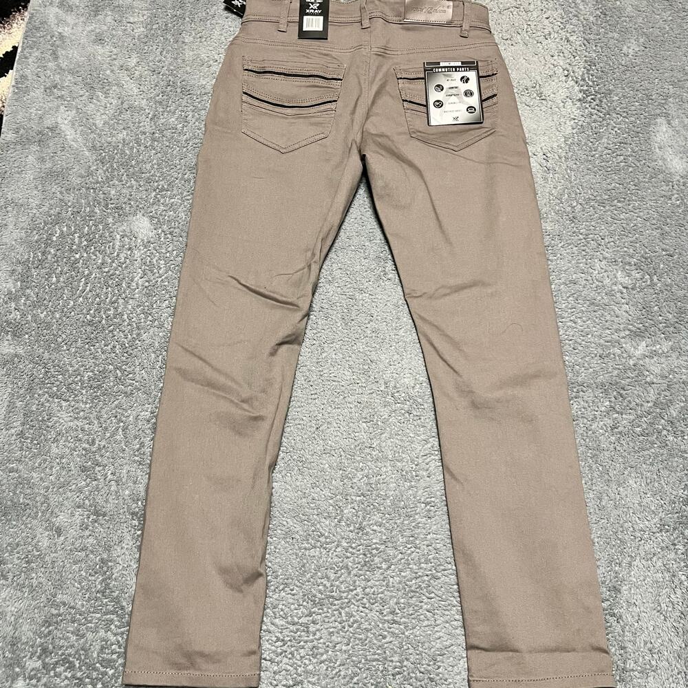 Xray Jeans Pants Mens 32 x32 Gray Slim Fit Commuter Stretch Cargo Utility